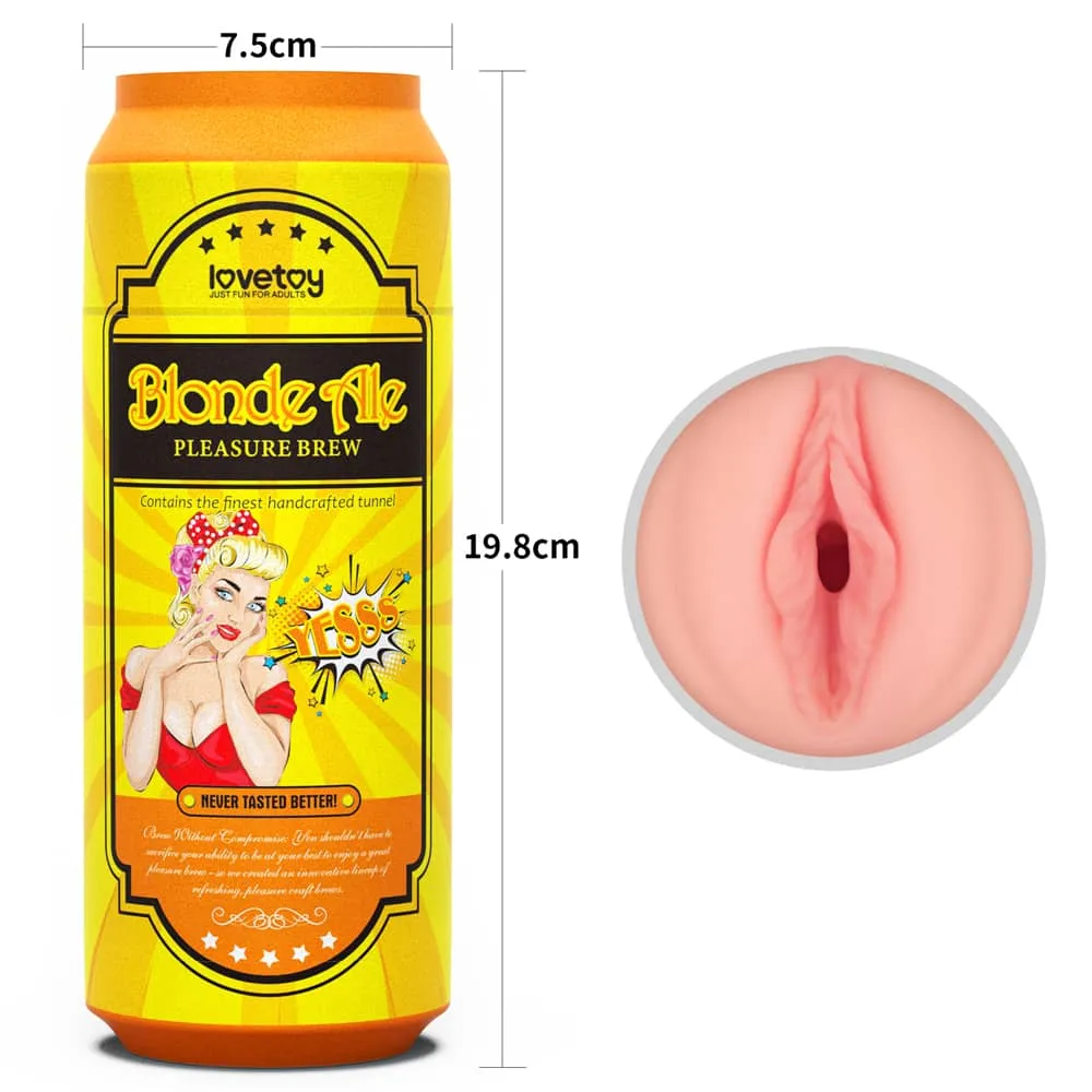 Male Masturbator Pocket Pussy Pleasure Brew -Cream Ale